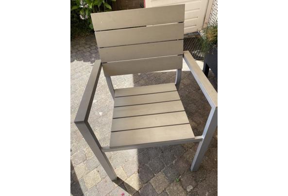 IKEA Falster tuintafel en 3x IKEA Falster stapelbare tuinstoelen - IMG_2236