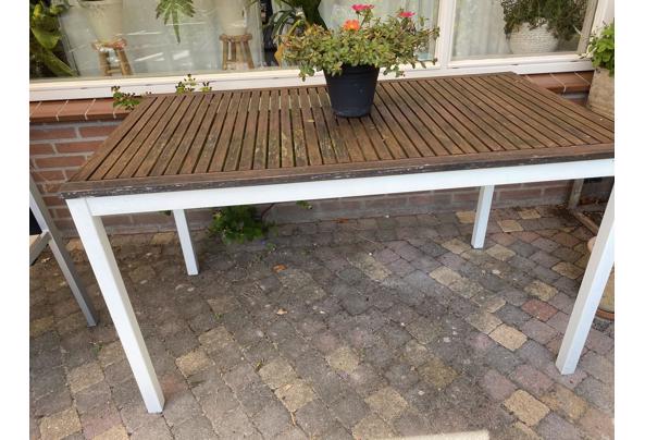 IKEA Falster tuintafel en 3x IKEA Falster stapelbare tuinstoelen - IMG_2237