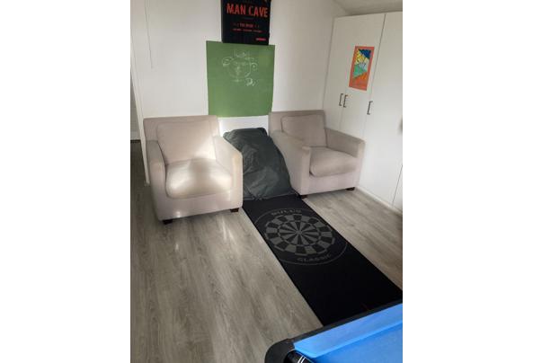 2 fauteuils kleur crème  - image