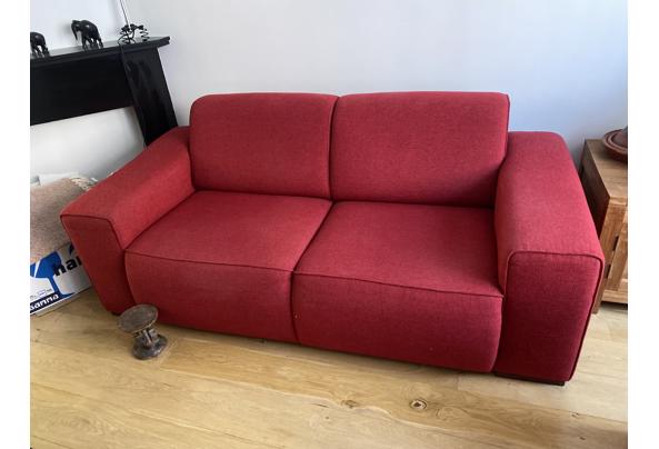 Rood bankstel goede staat - image