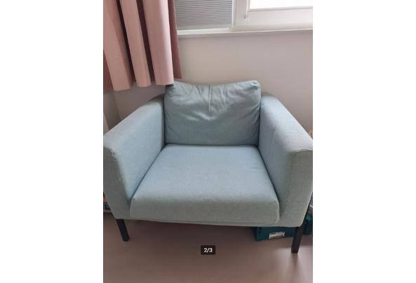 IKEA Koarp Stoel Blauw - stoel1