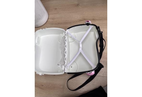 Kinder koffer met wieltjes koe - image