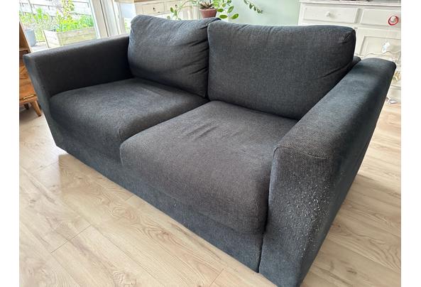 Zwart/grijze 2,5 zits Ikea bank - Bank-2