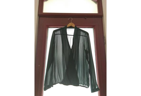 elegante transparante blouse flessengroene  - IMG_20210307_130844