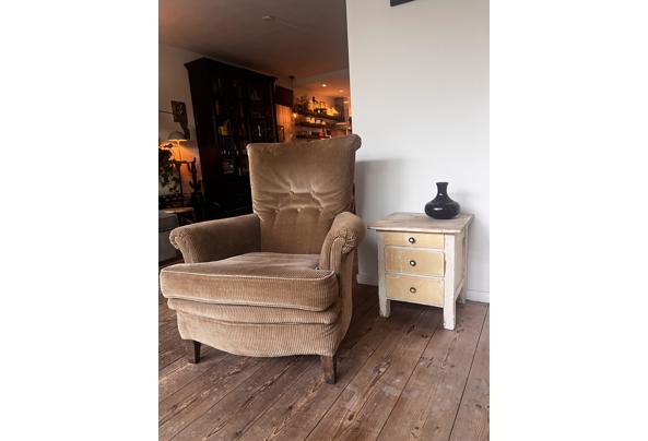  Vintage fauteuil oker rib goede staat - IMG_8914