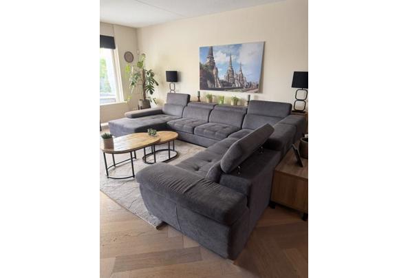 Mooie grote grijze loungebank in u-model - IMG_6292