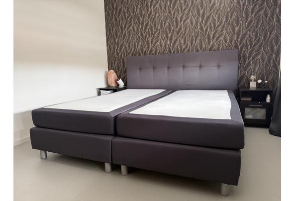 Boxspring 180 cm, antraciet  - IMG_4716