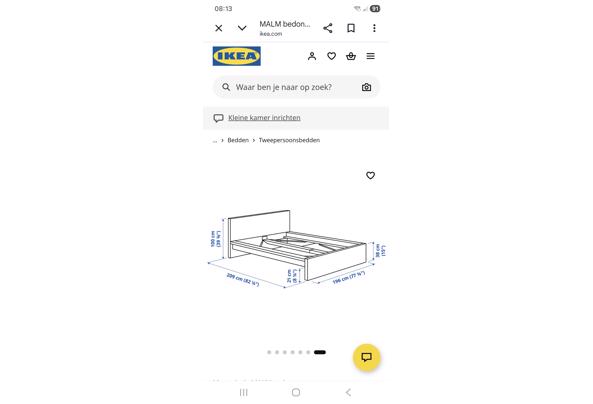 Ikea beb 180 bij 200 cm zwart - Screenshot_20260404_081420_Gallery