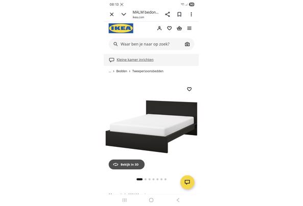 Ikea beb 180 bij 200 cm zwart - Screenshot_20260404_081425_Gallery