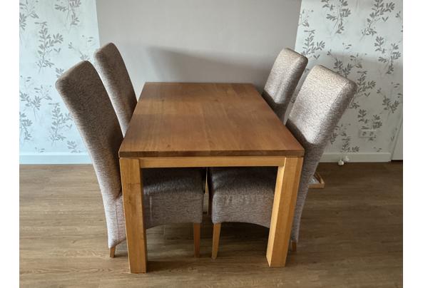 Eetkamertafel en 4 stoelen - image