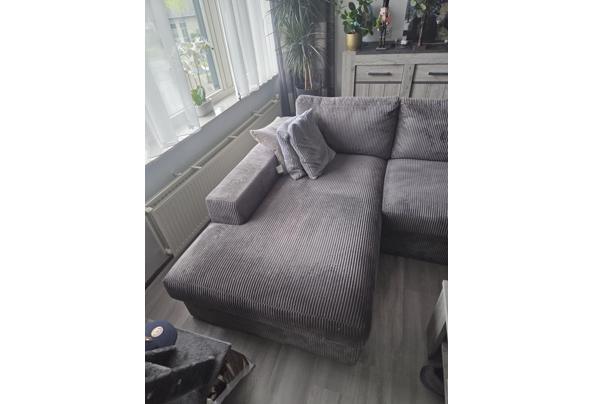 hoekbank grijs ribstof als nieuw - 17765056286343747349797797761652