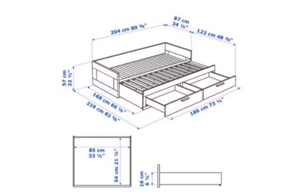 BRIMNES Bedbank met 2 lades (Zwart) - Screenshot-2022-03-24-at-23-55-00