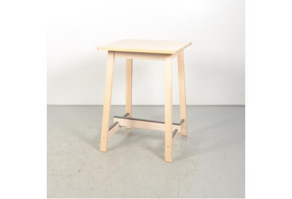 2 Barkrukken en tafel berkenhout - IMG_1416