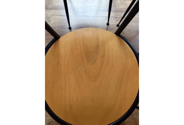 Vier retro stoelen, met lichte beschadigingen, gaan weg in verband met verhuizing - IMG_3739