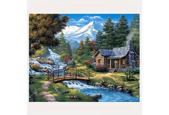50x40cm Diamond Painting Alpen huisje (rond) nr 82 - ca572587-22b6-49d4-a558-4d87b86aee5b_639175084148977744
