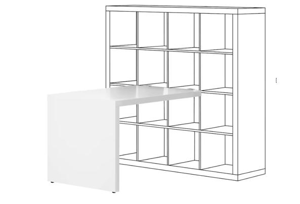 Ikea Kallax 4 x 4, met mogelijkheid voor bureau - 2022-06-12-09_46_18-KALLAX-Bureau,-wit,-115x76-cm---IKEA-België