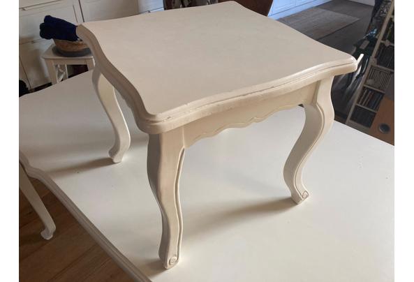 Witte eettafel met bijzettafel  - aa8799be-3994-462a-8816-326a9c9d588b