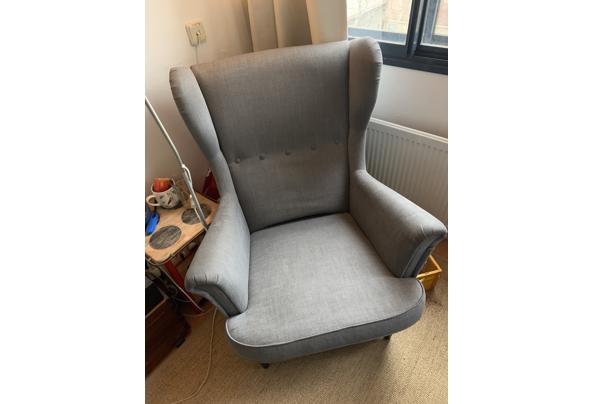 Grijze IKEA fauteuil STRANDMON - IMG_3591