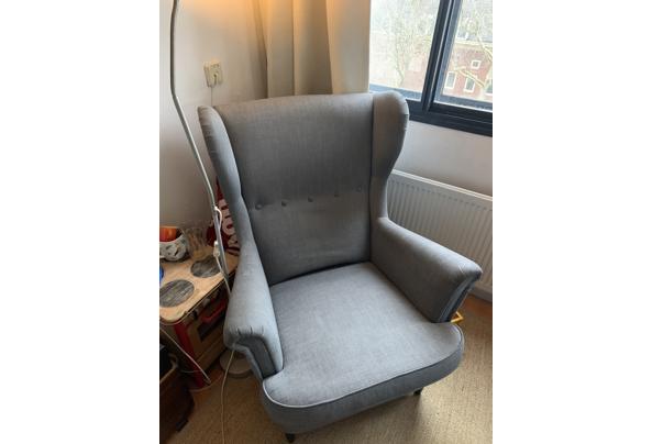 Grijze IKEA fauteuil STRANDMON - IMG_3592