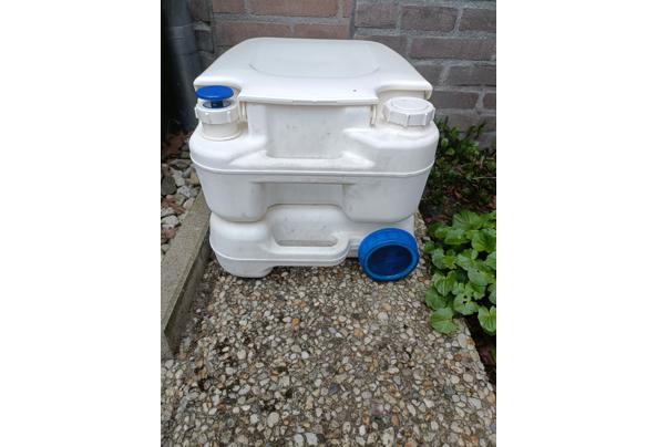 Gebruikte Porta Potti - PortaPotti-achterzijde