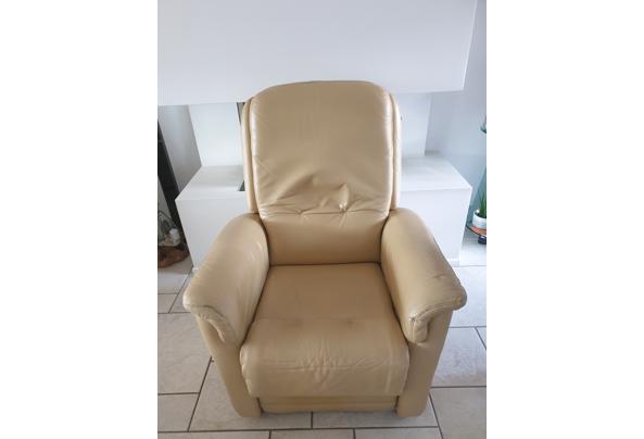 Lederen relaxfauteuil  - foto-1