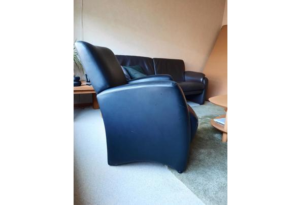 Zwart leren fauteuil - 20250629_100044