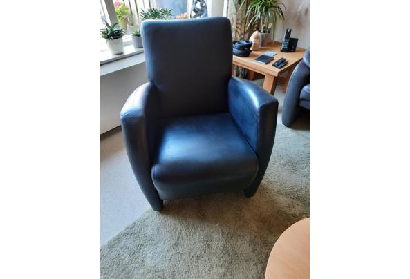 Zwart leren fauteuil - 20250629_100054