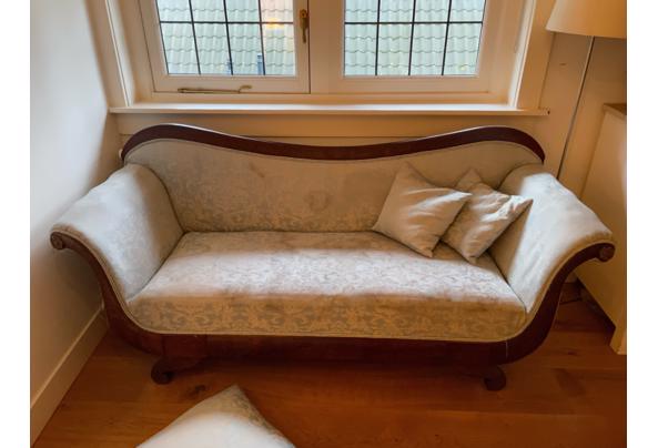 Antiek Biedermeier bankje - IMG_8354D