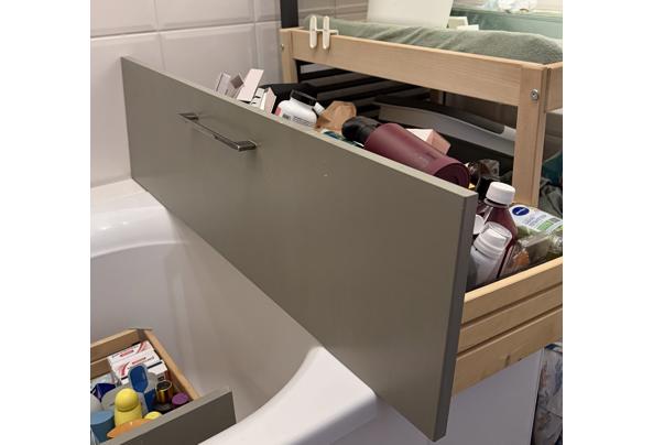 Badkamer meubel en spiegelkast 100cm grijs - A671FF4A-3E36-49BB-98C9-8124E2220F0F_1_201_a
