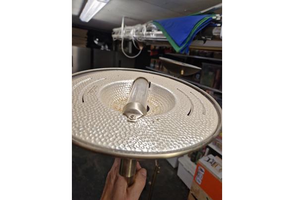 Staande lamp uplight met leeslamp.  Beide voorzien van dimmers - 17723610906823244267993087550688