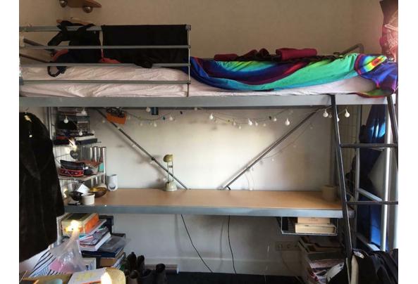 Eenpersoons hoogslaper Ikea met bureau - $_86-(4)