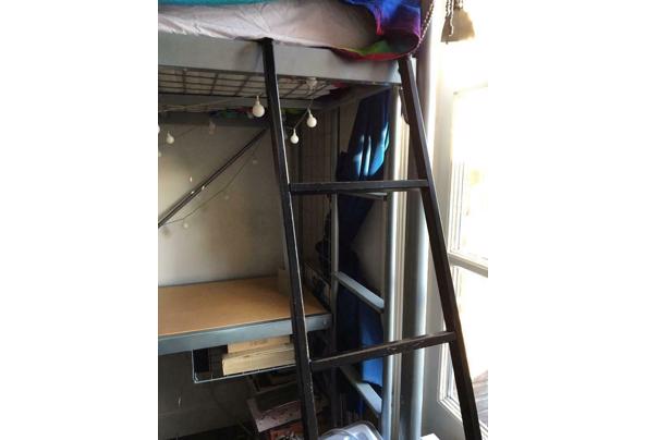 Eenpersoons hoogslaper Ikea met bureau - $_86-(7)