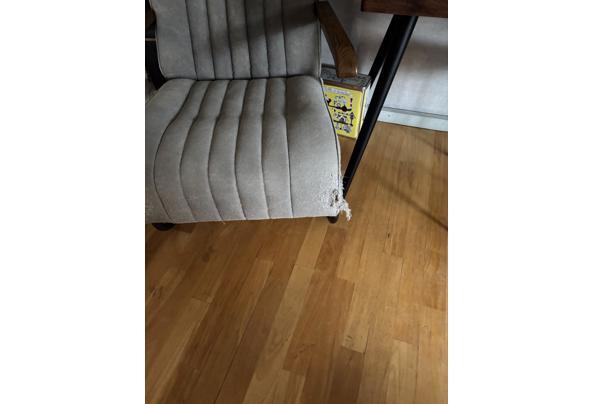 Grijs met stof beklede fauteuil - IMG_1636