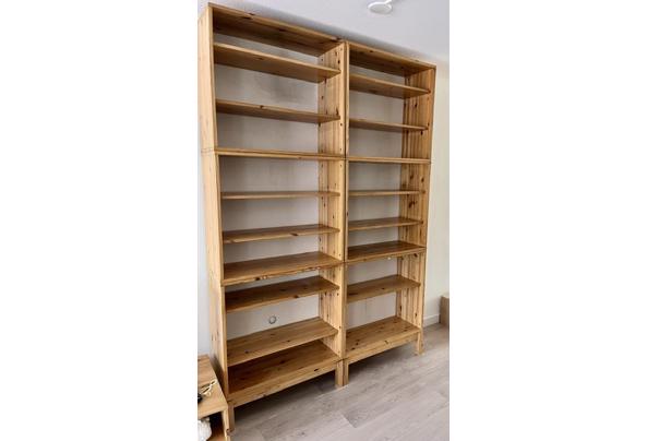 massief grenen boekenkast - kast-1 massief grenen boekenkast - kast-1