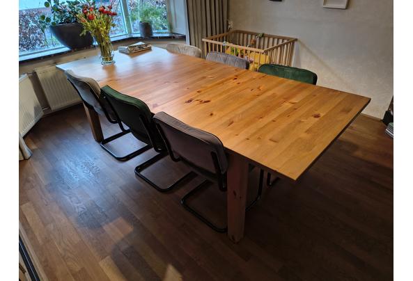 Eetthoek met grote Ikea tafel en 6 stoelen. - 4-IMG_20260325_183331994_HDR