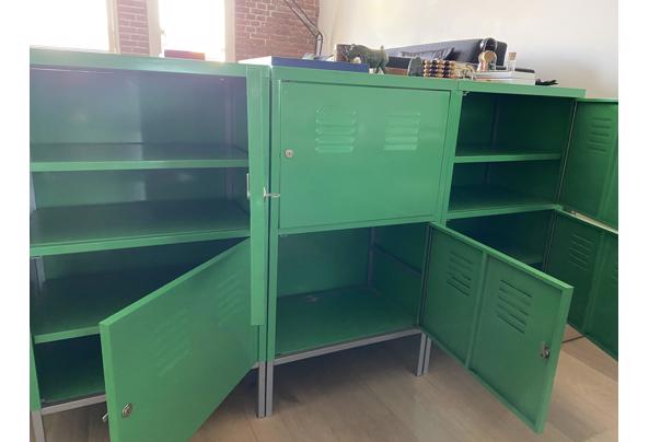 3X IKEA PS LOCKER KASTEN GROEN  - 0BC4EACE-62C2-49AF-9204-DC59D41CF93D