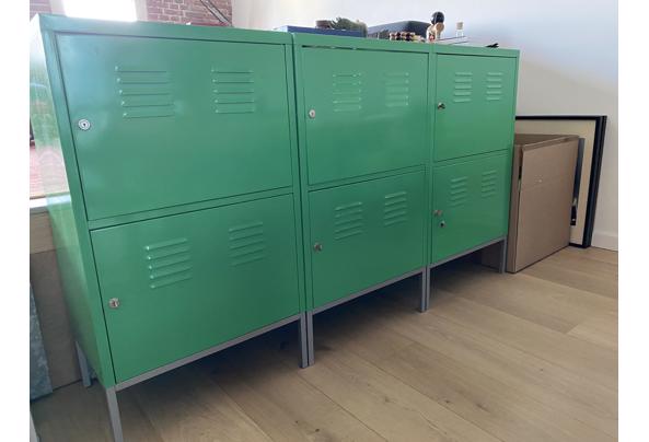 3X IKEA PS LOCKER KASTEN GROEN  - 3E306D35-BA8E-4880-9901-DC7EB9EA4B23
