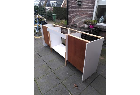 Oude Bruynzeel keukenblok + bovenkastjes - keukenframe