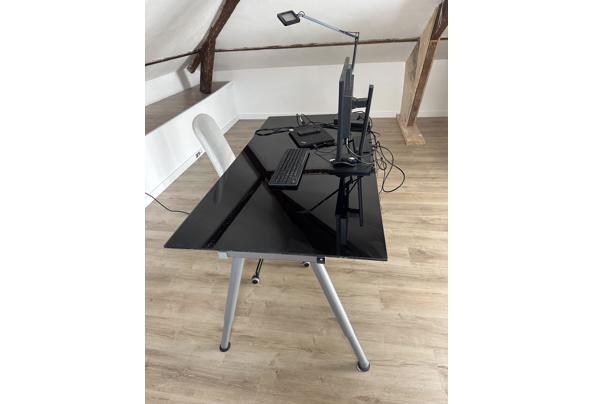 Zwart bureau / eettafel - IMG_3942