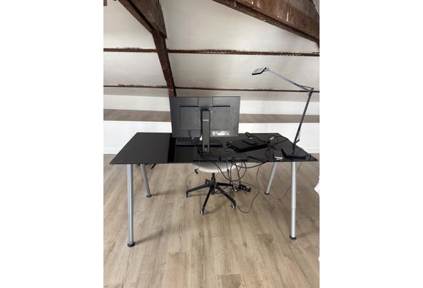 Zwart bureau / eettafel - IMG_3943