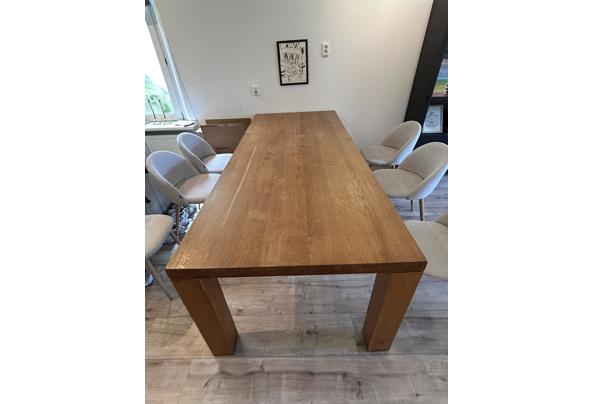 Eikenhouten eettafel 240x100cm - IMG_6943