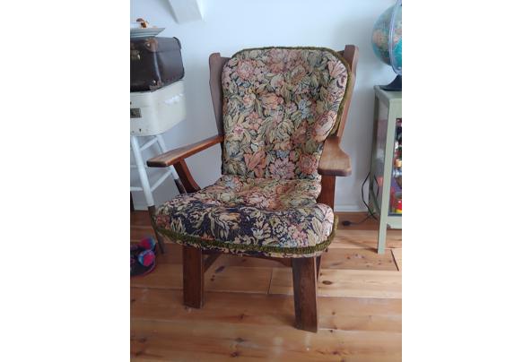 Fauteuil/ oma stoel met bloemenprint - 20201113_095512