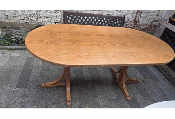 Ovale tafel hout - 179024964658930660419943494628