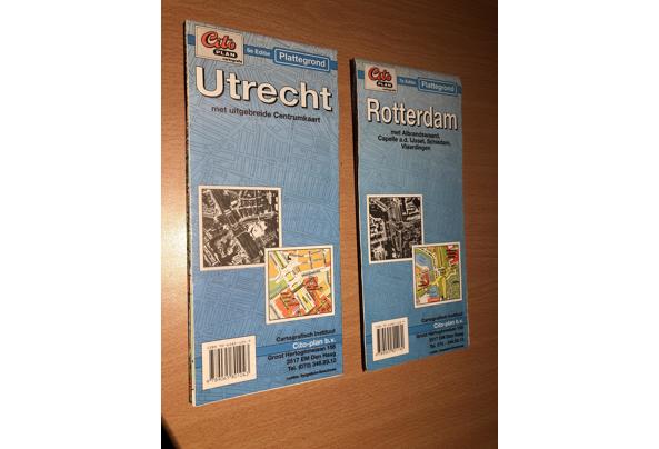Stads plattegrond Utrecht en Rotterdam  - image