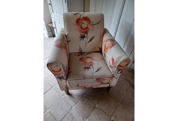 Fauteuils , 2 st,  kleurrijk, met bloemen - 20250315_135746