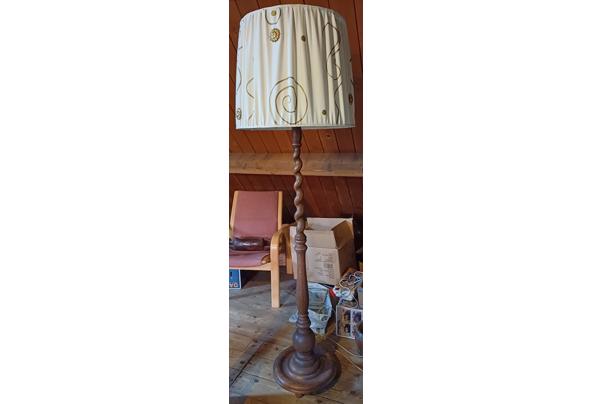 Massief houten schemerlamp, jaren '50 - 20241020_122538