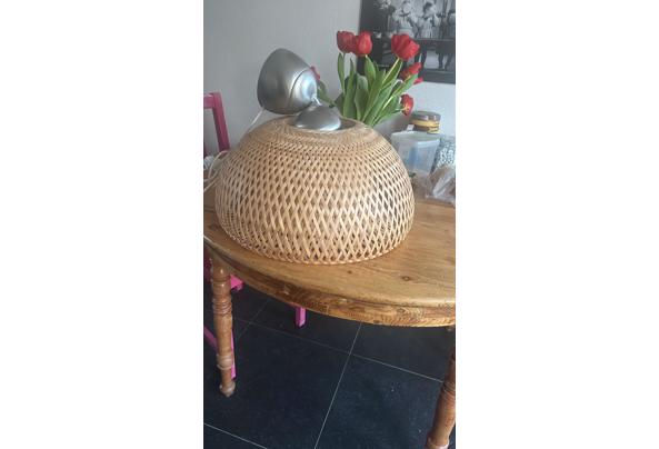 Bamboe hanglamp met fitting en ophangsysteem - 80B62C4B-E788-42D1-8D47-24EABCD5FF41