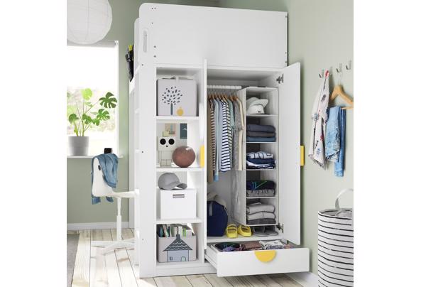 IKEA SMÅSTAD Hoogslaper met bureau en kledingkast - IMG_8773