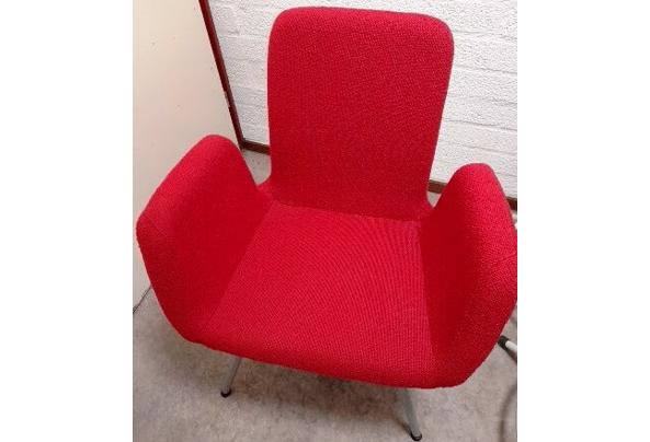 4 rode en 12 bordeaux rode stoelen - 1000009283