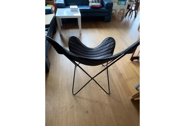 Stoel met bruin leer  - IMG_5442